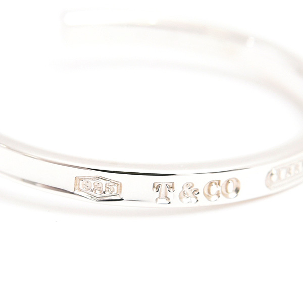 ティファニー ピアス レディース 1837 ナロー フープ シルバー SV925 TIFFANY 中古