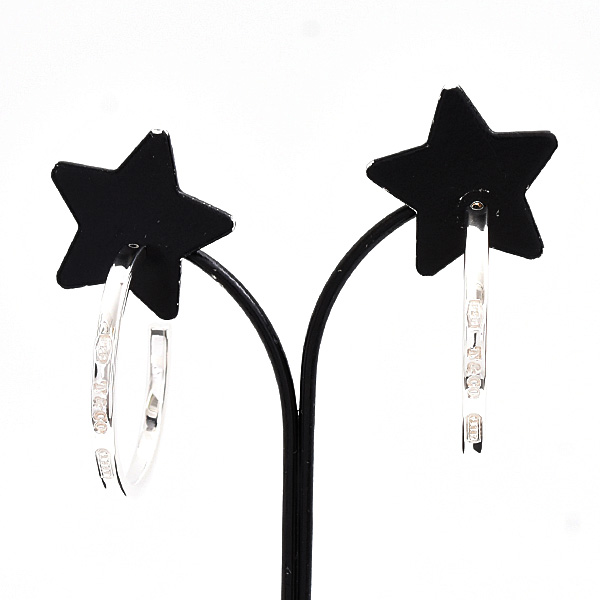 ティファニー ピアス レディース 1837 ナロー フープ シルバー SV925 TIFFANY 中古