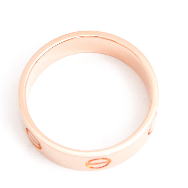 カルティエ 指輪 メンズ ラブ リング 60号 実寸19.5号 ピンクゴールド 750PG Cartier 中古