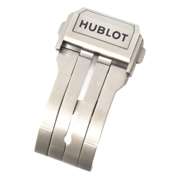 ウブロ 時計 メンズ レディース 純正 Dバックル 22mm幅 パーツ 部品 ラバーベルト チタン HUBLOT 中古
