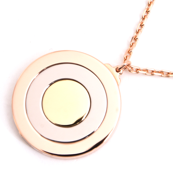 カルティエ ネックレス レディース ラウンド トリニティ ネックレス 保証書付 ゴールド Cartier 750YG×WG×PG 中古