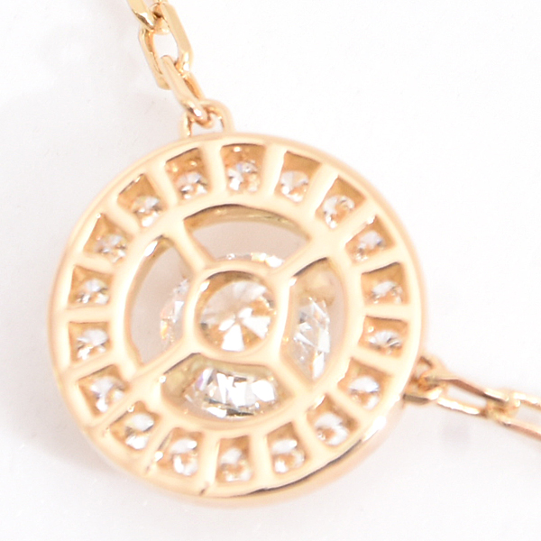 ブシュロン ネックレス レディース アバ ダイヤモンド ネックレス イエローゴールド BOUCHERON 750YG 中古