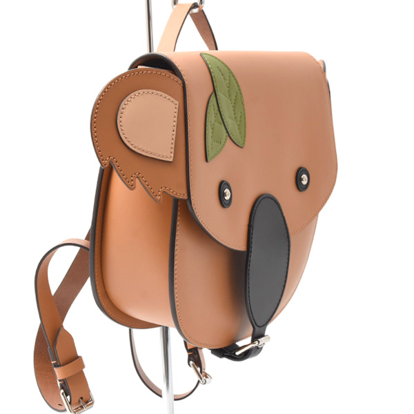 グッチ バッグ レディース メンズ キッズ チルドレンズ コアラ リュックサック レザー ブラウン GUCCI 605838 中古