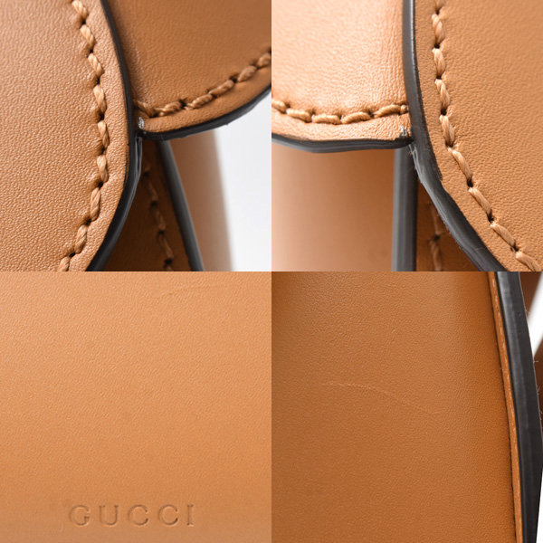 グッチ バッグ レディース メンズ キッズ チルドレンズ コアラ リュックサック レザー ブラウン GUCCI 605838 中古