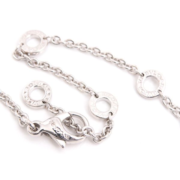 ブルガリ ネックレス レディース アストラーレ チェルキ ダイヤ ネックレス ホワイトゴールド BVLGARI 750WG 中古