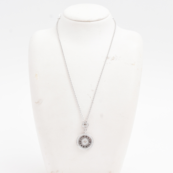 ブルガリ ネックレス レディース アストラーレ チェルキ ダイヤ ネックレス ホワイトゴールド BVLGARI 750WG 中古