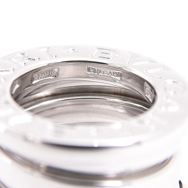 ブルガリ ネックレス レディース メンズ ビーゼロワン B-ZERO1 ホワイトゴールド BVLGARI 750WG 中古