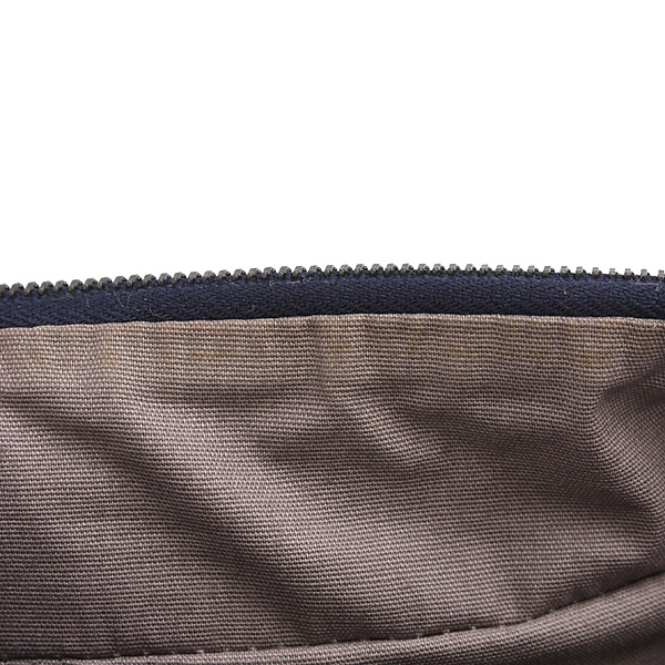 ボッテガヴェネタ バッグ メンズ クラッチ イントレチャート ポーチ トラベルポーチ ラムスキン ネイビー BOTTEGA VENETA 中古