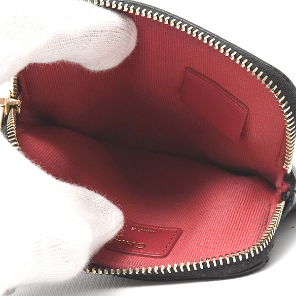 シャネル 財布 レディース シャネル19 ジップコインパース 財布 マトラッセ ラムスキン ブラック CHANEL AP2086 中古