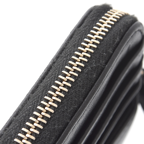 シャネル 財布 レディース シャネル19 ジップコインパース 財布 マトラッセ ラムスキン ブラック CHANEL AP2086 中古