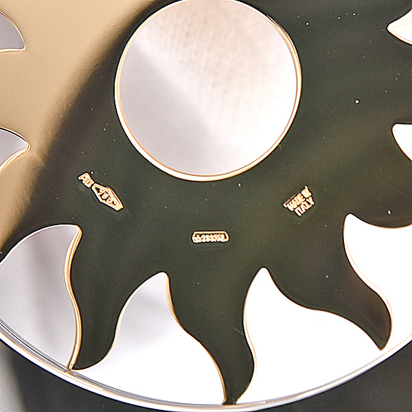 ブルガリ ペンダント メンズ トンドサン トップ ラージ チャーム SS×750YG ステンレス イエローゴールド BVLGARI 中古