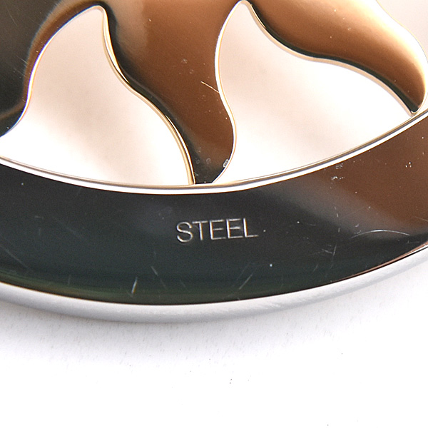 ブルガリ ペンダント メンズ トンドサン トップ ラージ チャーム SS×750YG ステンレス イエローゴールド BVLGARI 中古