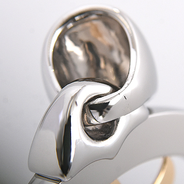 ブルガリ ペンダント メンズ トンドサン トップ ラージ チャーム SS×750YG ステンレス イエローゴールド BVLGARI 中古