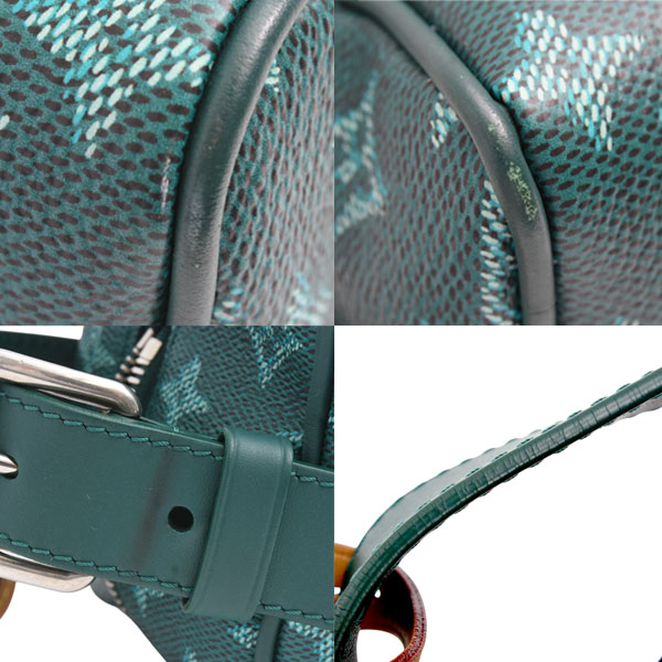 ルイヴィトン バッグ ロッカードップキット モノグラムヘリテージ トレタリーバッグ ポーチ グリーン M12688 Louis Vuitton 中古