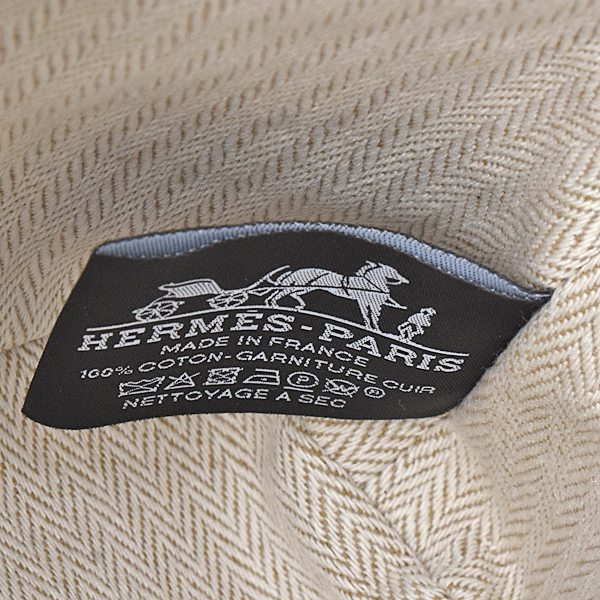 エルメス バッグ レディース ボリード クレイジーH ポーチ ミニ 化粧ポーチ キャンバス シトロン オークル HERMES 中古