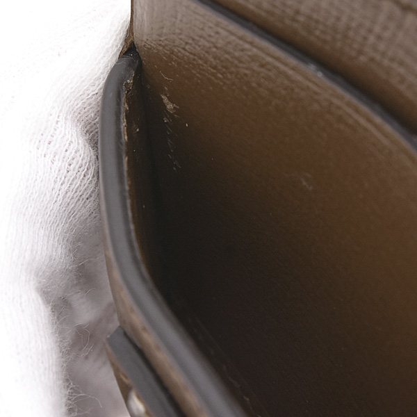 グッチ カードケース メンズ レディース GGキャンバス ハッカープロジェクト バレンシアガ ブラウン GUCCI BALENCIAGA 681709 中古