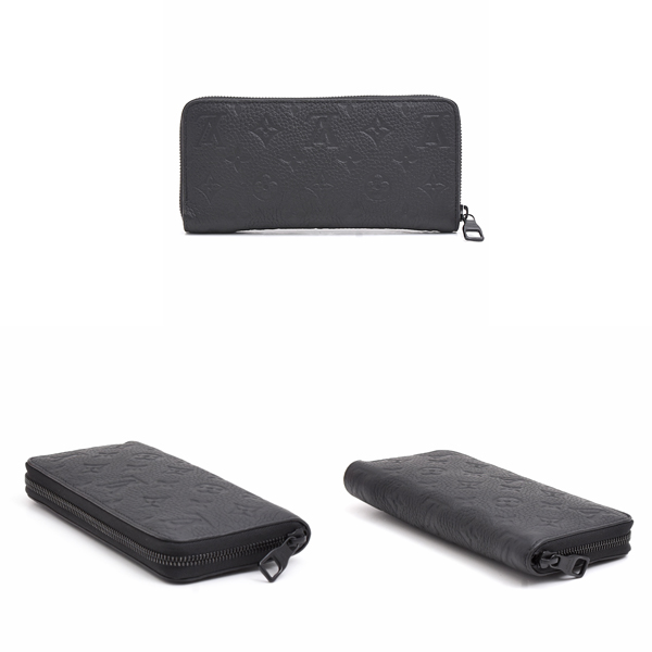 ルイヴィトン 財布 メンズ ジッピーウォレット ホリゾンタル 長財布 ノワール トリヨンレザー M11721 Louis Vuitton 中古