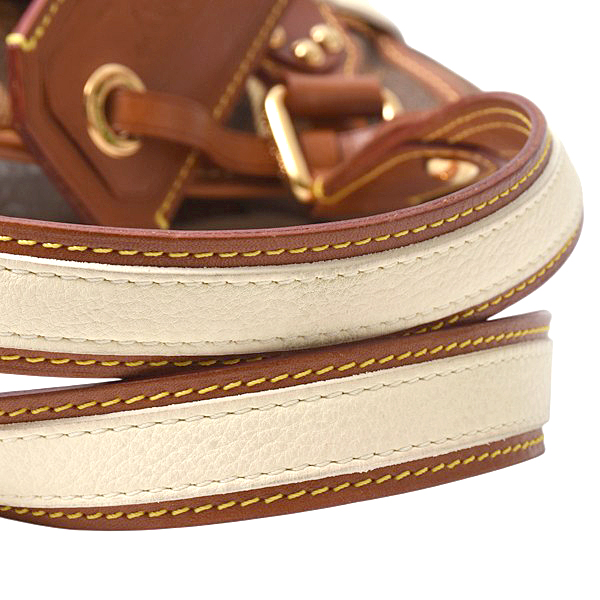 ルイヴィトン バッグ レディース モノグラムティセ サックレイユールPM ハンドバッグ ブラウン Louis Vuitton M56386 中古