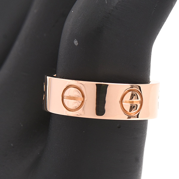 カルティエ 指輪 レディース ラブ リング 47号 実寸7号 ピンクゴールド 750PG Cartier 中古