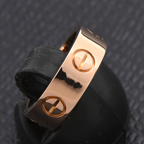 カルティエ 指輪 レディース ラブ リング 47号 実寸7号 ピンクゴールド 750PG Cartier 中古