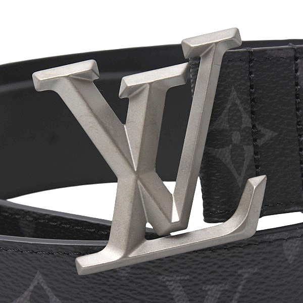 ルイヴィトン ベルト メンズ モノグラムエクリプス ベルト LV ピラミッド 40mm 95サイズ Louis Vuitton M0607 中古