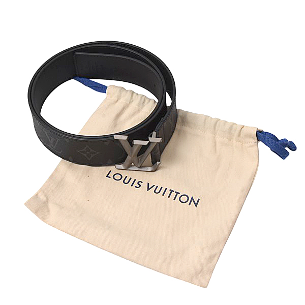ルイヴィトン ベルト メンズ モノグラムエクリプス ベルト LV ピラミッド 40mm 95サイズ Louis Vuitton M0607 中古