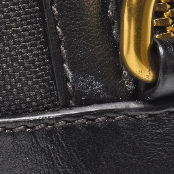 プラダ バッグ メンズ レディース ショルダーバッグ クロスボディバッグ キャンバス レザー ブラック 1BH089 PRADA 中古