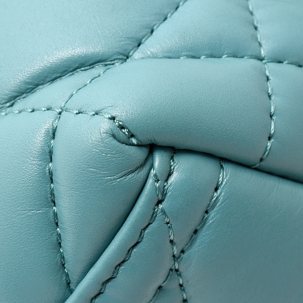 クリスチャンディオール バッグ レディース ノマドポーチ ミニ ハンドバッグ ラムレザー ブルー系 Christian Dior 中古