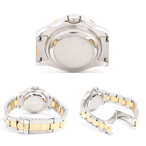 ロレックス 時計 レディース ヨットマスター T番 自動巻 ホワイト文字盤 SS×YG ROLEX 69623 中古