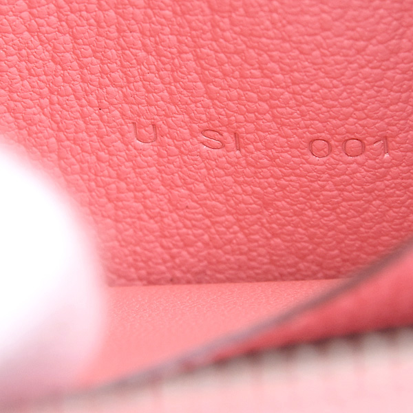 エルメス 財布 レディース ジップアンゴー コインケース カードケース U刻 ヴォーエヴァ―カラー ピンク系 HERMES 中古