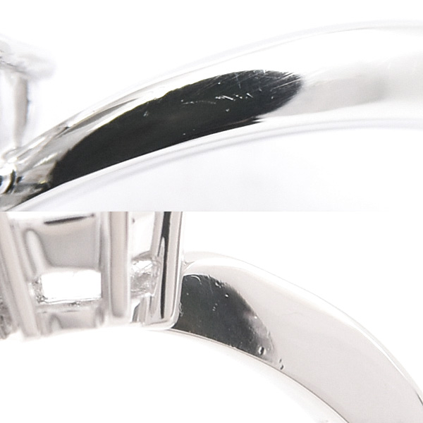 ミキモト 指輪 レディース 1Pダイヤ 立爪 リング V字 Vライン ダイヤモンド0.51ct 実測11号 プラチナ MIKIMOTO PT950 中古