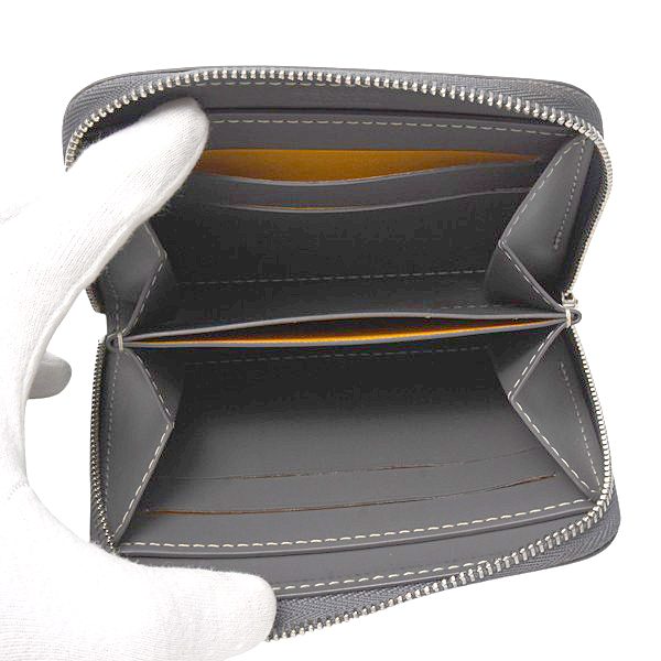 ゴヤール 財布 レディース メンズ マティニョンPM ファスナーコインケース PVCレザー グレー GOYARD 中古