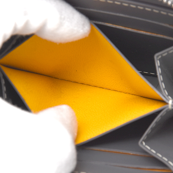 ゴヤール 財布 レディース メンズ マティニョンPM ファスナーコインケース PVCレザー グレー GOYARD 中古