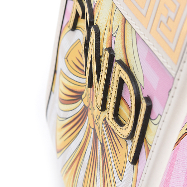 フェンディ バッグ レディース フェンダーチェ サンシャイン ミニショッパー 2WAY ハンドバッグ ショルダーバッグ マルチ FENDI 8BS051 中古