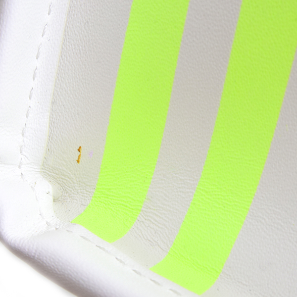 フェンディ バッグ レディース メンズ サンシャイントート ショルダー マークジェイコブスコラボ レザー 蛍光イエロー×グレー FENDI 8BH386 中古