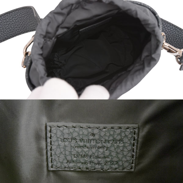 ルイヴィトン チョークポーチ トリヨンクライミング ショルダーバッグ トリヨンレザー グラナイトグレー M81572 Louis Vuitton 中古