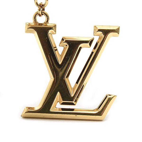 ルイヴィトン ブランド小物 メンズ レディース ポルトクレ LV ファセット キーホルダー チャーム ゴールド M65216 Louis Vuitton 中古