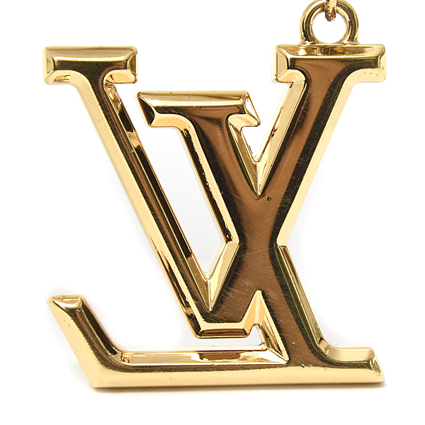 ルイヴィトン ブランド小物 メンズ レディース ポルトクレ LV ファセット キーホルダー チャーム ゴールド M65216 Louis Vuitton 中古