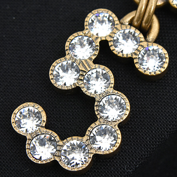 シャネル ピアス レディース ココマーク No.5 ラインストーン B20S GP CHANEL 中古