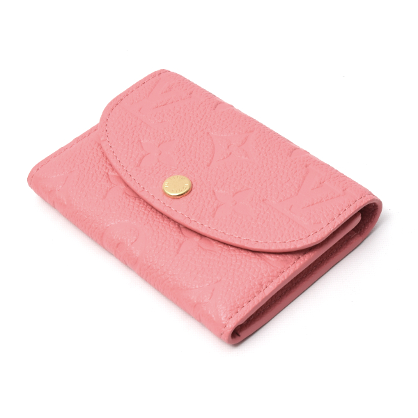 ルイヴィトン ポルトモネロザリ モノグラムアンプラント コンパクトウォレット ミニ財布 レディース ウジェニーピンク M25808 Louis Vuitton 未使用展示品