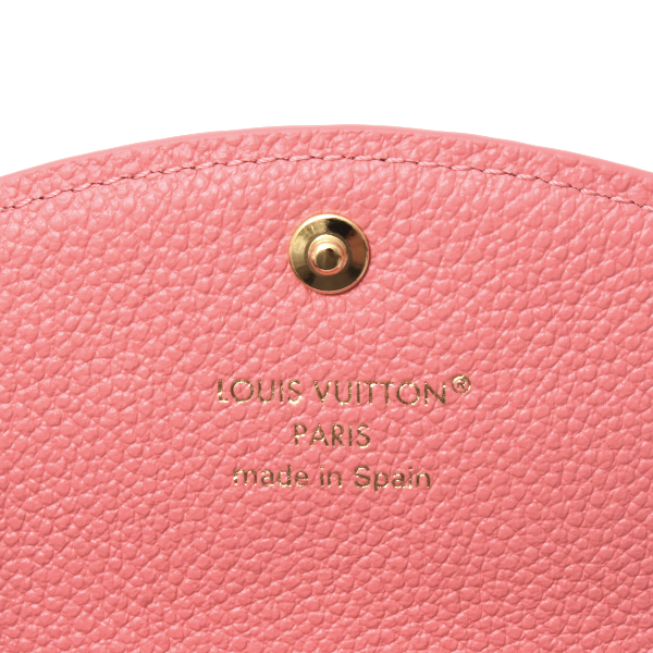 ルイヴィトン ポルトモネロザリ モノグラムアンプラント コンパクトウォレット ミニ財布 レディース ウジェニーピンク M25808 Louis Vuitton 未使用展示品