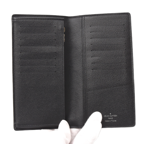 ルイヴィトン 財布 メンズ ダミエグラフィット ポルトフォイユブラザ 長財布 二つ折り ブラック N62665 Louis Vuitton 中古