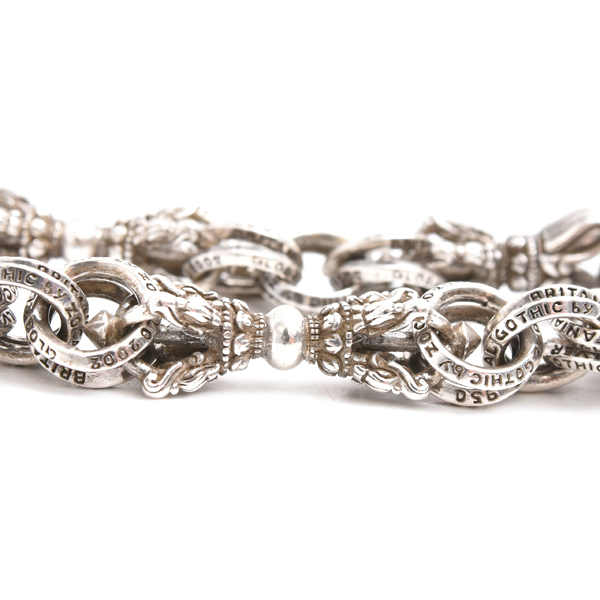 ソカロ ブレス メンズ バード ドージェ ブレスレット Lサイズ シルバー ZOCALO SV950 中古