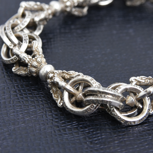 ソカロ ブレス メンズ バード ドージェ ブレスレット Lサイズ シルバー ZOCALO SV950 中古