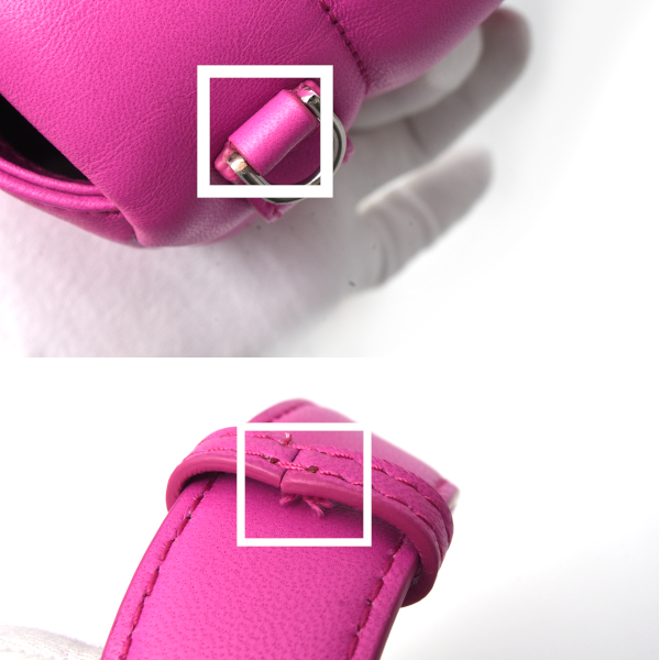 ブルガリ セルペンティ ベルトバッグ アンブッシュ AMBUSH コラボ レザー パープル レディース BVLGARI 290350 中古