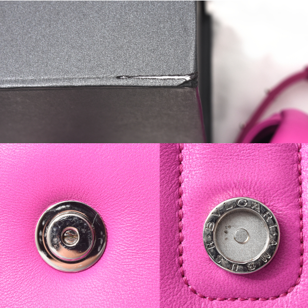 ブルガリ セルペンティ ベルトバッグ アンブッシュ AMBUSH コラボ レザー パープル レディース BVLGARI 290350 中古