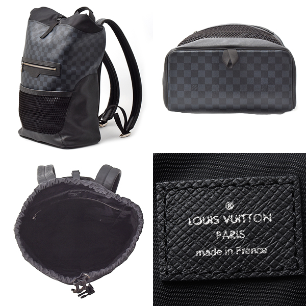 ルイヴィトン バッグ メンズ ダミエコバルト マッチポイント リュックサック バッグパック N40009 Louis Vuitton 中古