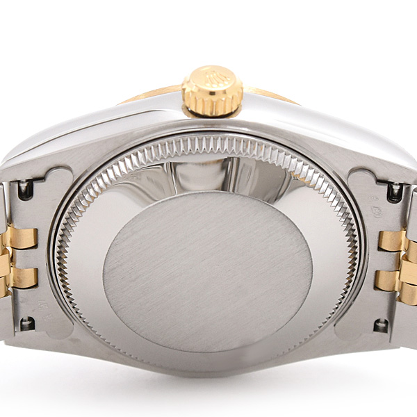 ロレックス 時計 ユニセックス デイトジャスト31 自動巻 A番 シルバー文字盤 SS×YG ROLEX 78273 中古