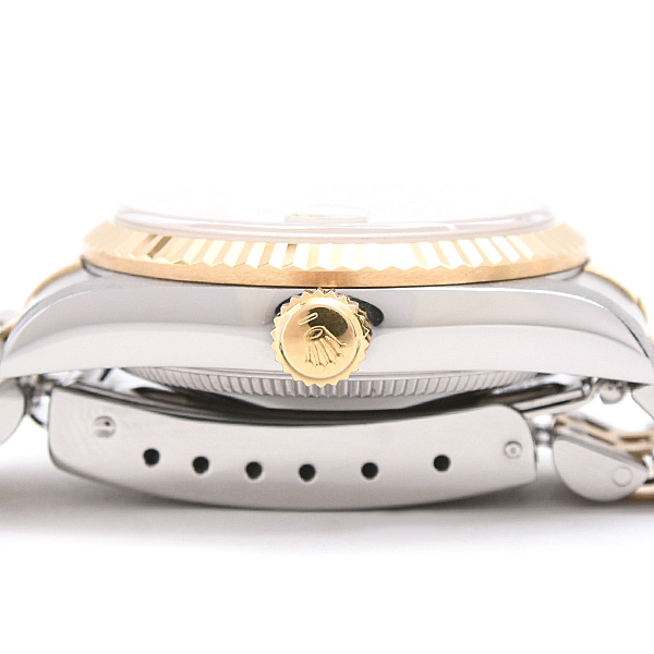 ロレックス 時計 ユニセックス デイトジャスト31 自動巻 A番 シルバー文字盤 SS×YG ROLEX 78273 中古