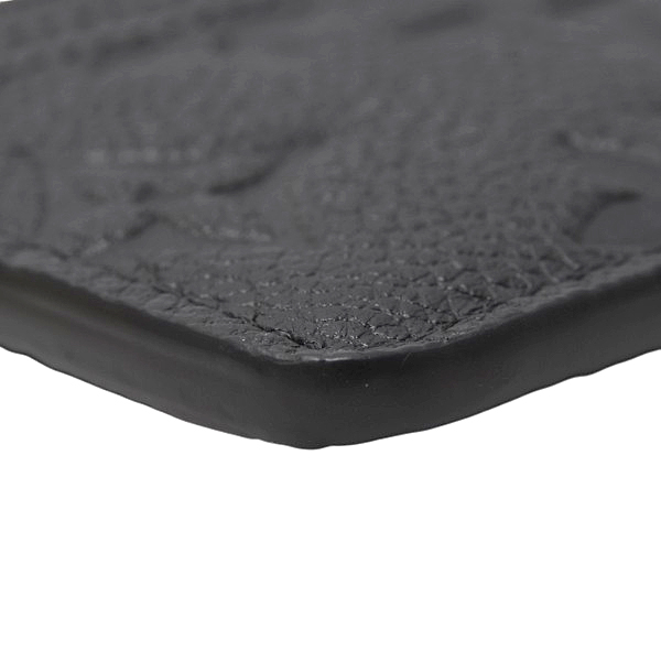 ルイヴィトン カードケース レディース ポルトカルト LVチャーム ノワール Louis Vuitton M82132 中古